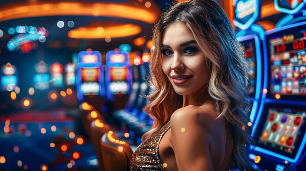 Meja kasino lengkap dengan dealer live dalam suasana elegan
